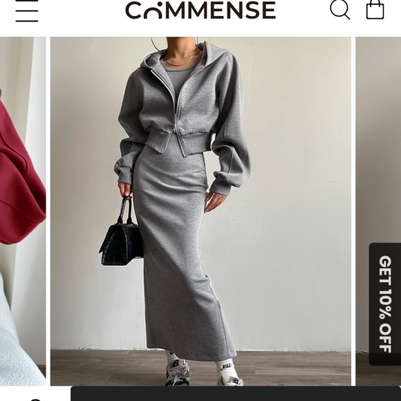 Commense crop hoodie - Picture 2 of 2